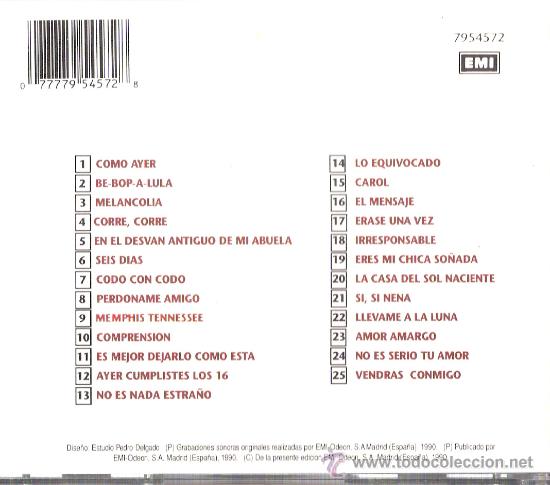 CDs de m&uacute;sica: 1940 - 1990 -	Bruno Lomas	EMI	1990 - Foto 2