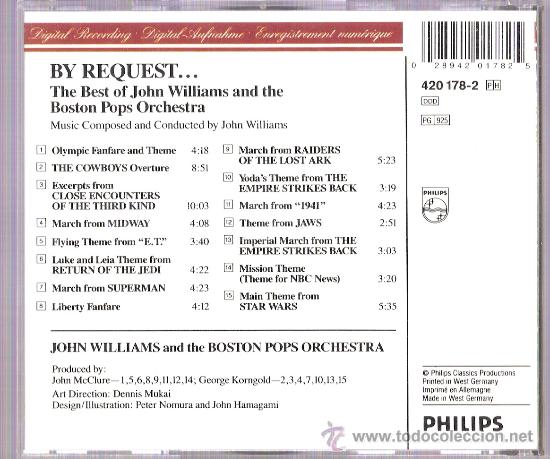 CDs de m&uacute;sica: By Request		John Willians		Philips	1983 - Foto 2