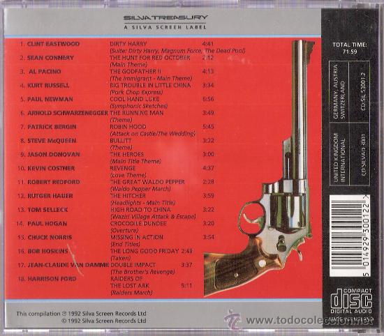 CDs de m&uacute;sica: Dirty Harry	BSO Varios	Silva Screen		1992 - Foto 2