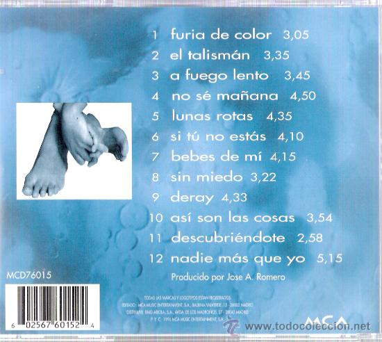 CDs de m&uacute;sica: Lunas Rotas	Rosana	MCA	 1996 - Foto 2
