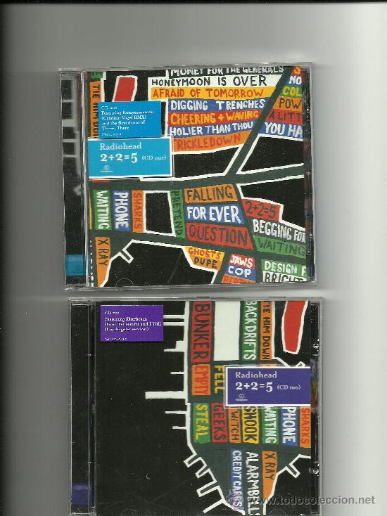 CDs de m&uacute;sica: RADIOHEAD. 2+2=5        (doble cd single 2003) - Foto 1