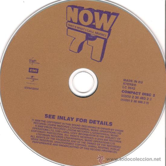 CDs de m&uacute;sica: NOW 71 * 2CD * 45 TOP CHART HITS * PRECINTADO - Foto 3