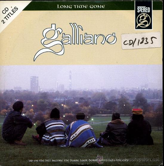 CDs de m&uacute;sica: Galliano - Long Time Gone - Cd Single 1994 - Foto 1