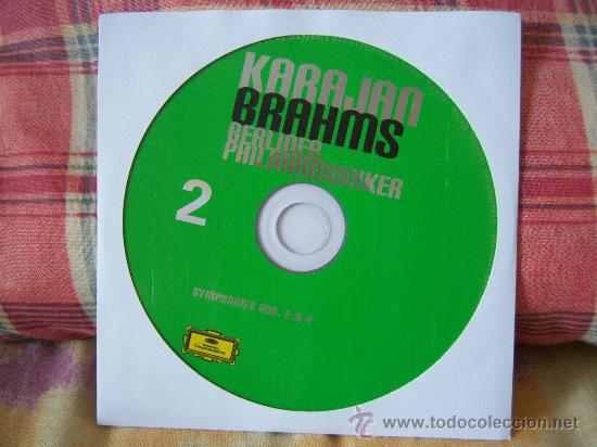CDs de m&uacute;sica: BRAHMS Symphonies nos. 2 & 4 KARAJAN - Foto 1