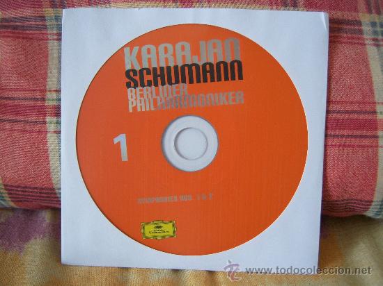 CDs de m&uacute;sica: SCHUMANN Symphonies nos. 1 & 2 KARAJAN - Foto 1