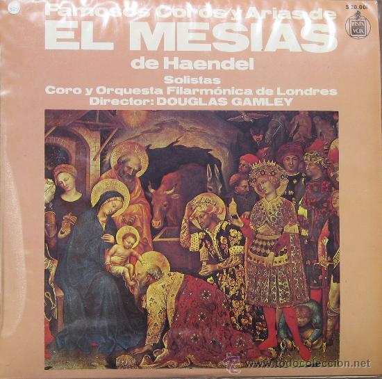 CDs de m&uacute;sica: el Mesias		H&auml;ndel, G. Friedrich	Sacra	Hispavox	1978 - Foto 1