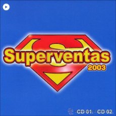 CDs de Música: SUPERVENTAS 2003 / 2 CD´S ORIGINALES / MEZCLADO POR TONI PERET / AÑO 2003 . Lote 26381368