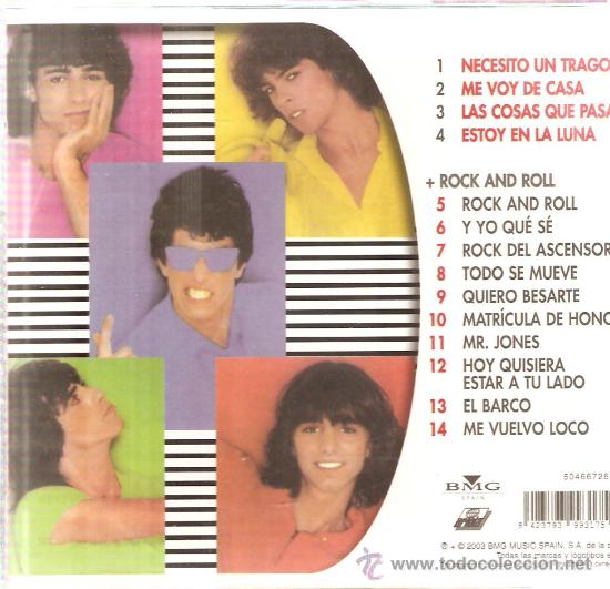 CDs de m&uacute;sica: CD TEQUILA - ROCK AND ROLL + 4 TEMAS EXTRA - Foto 2