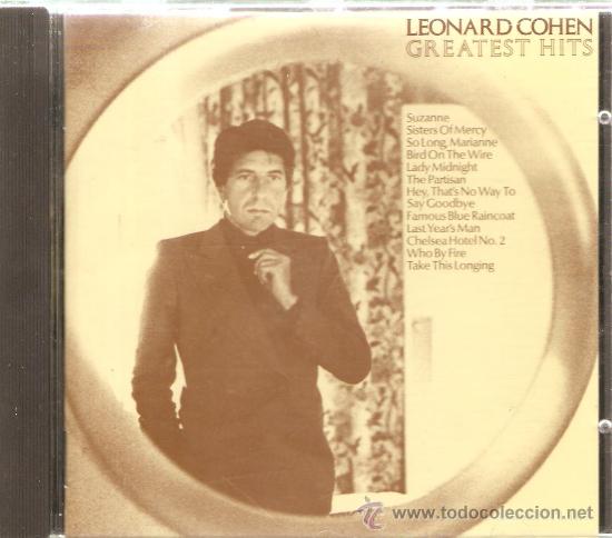 CDs de m&uacute;sica: CD LEONARD COHEN - GREATEST HITS - Foto 1