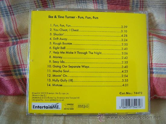 CDs de m&uacute;sica: IKE & TINA Fun, fun, fun - Foto 2
