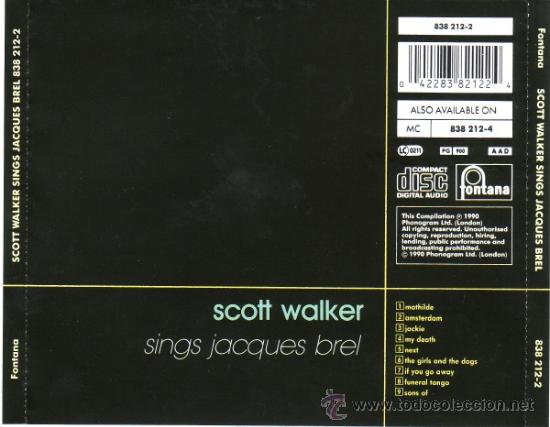 CDs de m&uacute;sica: SCOTT WALKER * CD * Scott Walker Sings Jacques Brel * PRECINTADO!! - Foto 4