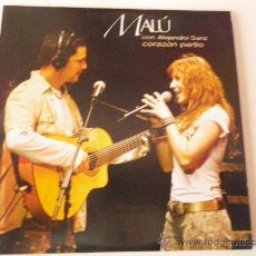 CDs de Música: ALEJANDRO SANZ & MALU CORAZON PARTIO CD SINGLE PROMO CARTON DEL AÑO 2004 CONTIENE 1 TEMA