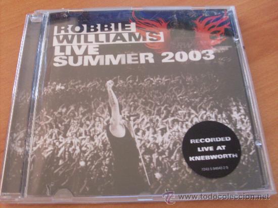 CDs de m&uacute;sica: ROBBIE WILLIAMS ( LIVE SUMMER 2003 ) CD (CDIB24) - Foto 1