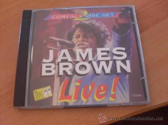 CDs de m&uacute;sica: JAMES BROWN ( LIVE ) DOBLE CD ( CDIB3) - Foto 1