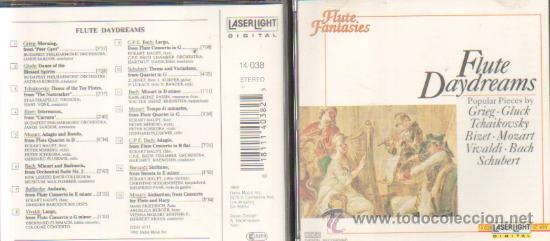 CDs de M&uacute;sica: FLUTE FANTASIES - FLUTE DAYDREAMS POPULAR PIECES BY GRIEG-GLUCK-TCHAIKOVSKY-BIZET-MOZART-VIVALDI&hellip;