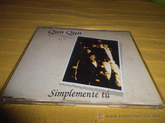 CDs de m&uacute;sica: QUN QUN Simplemente t&uacute; 5 VERSIONES CD SINGLE PORTADA DE PLASTICO POP ESPA&Ntilde;OL DE LOS 90 - Foto 1