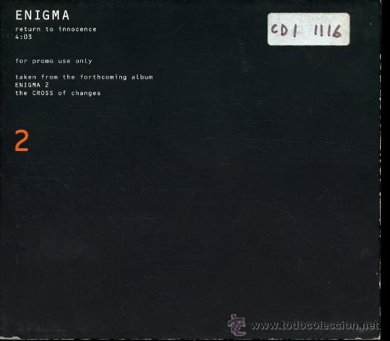 CDs de m&uacute;sica: Enigma - Return to innocence - Cd Single 1993 - Promo - Foto 1