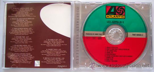 CDs de m&uacute;sica: LED ZEPPELIN II .  CD . ATLANTIC - Foto 2