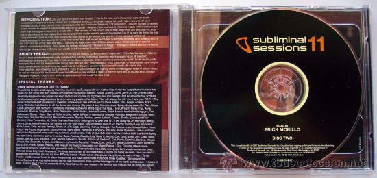 CDs de m&uacute;sica: ERICK MURILLO . 2 CDS . SUBLIMINAL HOUSE 2007 - Foto 2