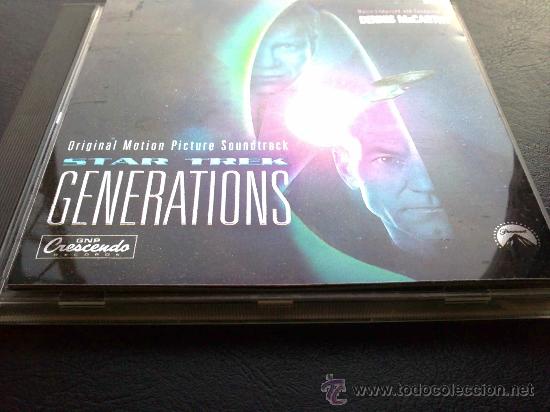 CDs de m&uacute;sica: GENERATIONS - STAR TREK - BANDA SONORA - CD - Foto 1