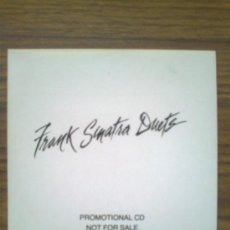 CDs de Música: FRANK SINATRA DUETS - CD PROMO - U2, ARETHA FRANKLIN, GLORIA ESTEFAN, BONO, RARO