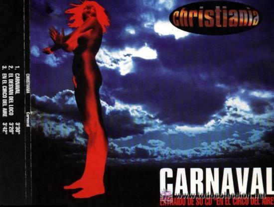 CDs de m&uacute;sica: CHRISTIANIA - CARNAVAL ( CD SINGLE) - Foto 1