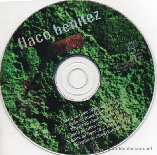 CDs de m&uacute;sica: FLACO BENITEZ - BAILA MI RITMO ( CD SINGLE ) - Foto 1