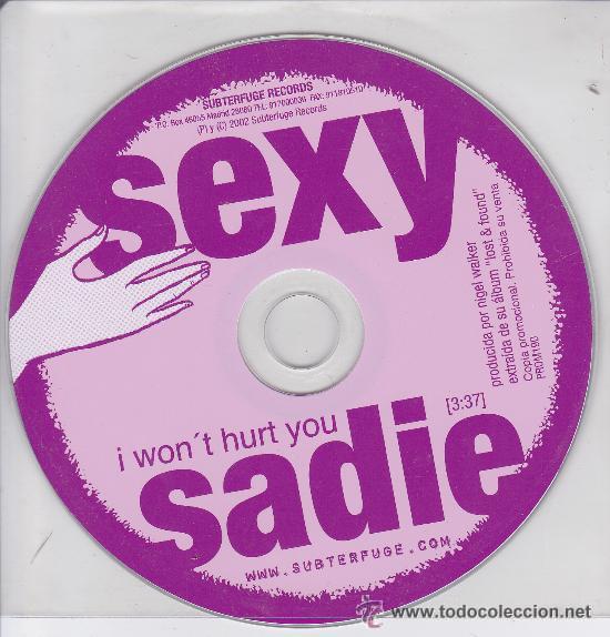 CDs de m&uacute;sica: SEXY SADIE - I WONT HURT YOU ( CD SINGLE ) - Foto 1