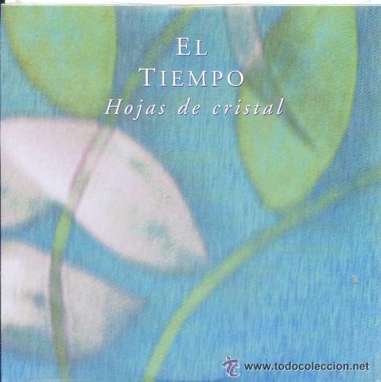 CDs de m&uacute;sica: EL TIEMPO - HOJAS DE CRISTAL ( CD SINGLE ) - Foto 1