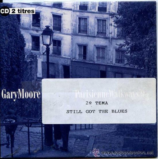 CDs de m&uacute;sica: GARY MOORE - PARISENNE WALKWAYS ( LIVE ) CD SINGLE - Foto 1