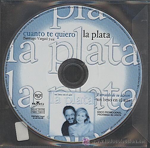 CDs de m&uacute;sica: LA PLATA - CUANTO TE QUIERO ( CD SINGLE ) - Foto 1