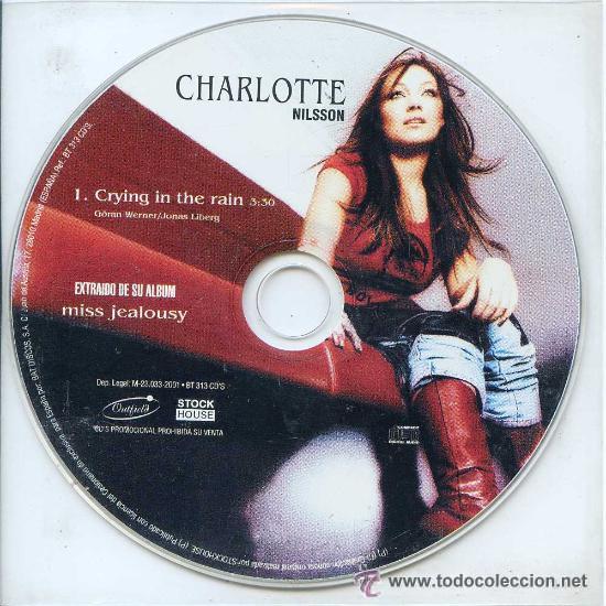 CDs de m&uacute;sica: CHARLOTTE NILSSON - CRYING IN THE RAIN ( CD SINGLE ) - Foto 1