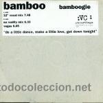CDs de m&uacute;sica: BAMBOO - BAMBOOGIE  ( CD SINGLE ) - Foto 1