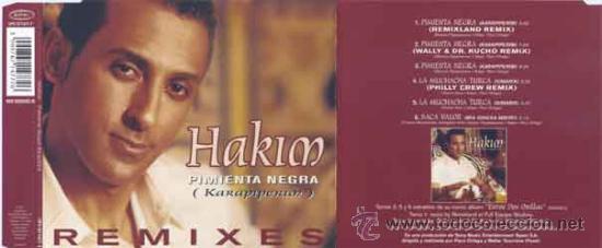 CDs de m&uacute;sica: HAKIM - PIMIENTA NEGRA ( CD SINGLE REMIXES ) - Foto 1