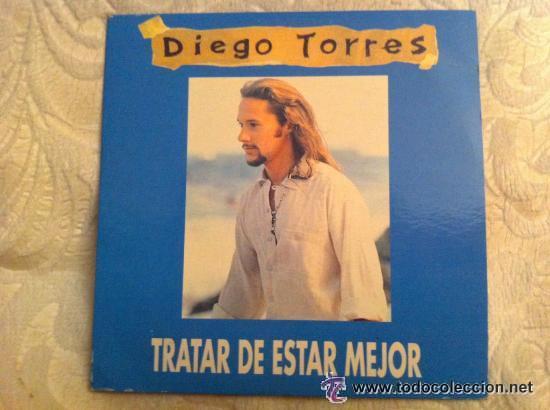 CDs de m&uacute;sica: DIEGO TORRES - TRATAR DE ESTAR MEJOR ( CD SINGLE ) - Foto 1