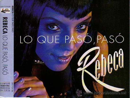 CDs de m&uacute;sica: REBECA - LO QUE PASO PASO ( CD SINGLE ) - Foto 1