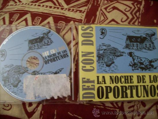 CDs de m&uacute;sica: CD SINGLE DEF CON DOS - LA NOCHE DE LOS OPORTUNOS - Foto 1