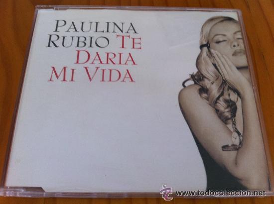 CDs de m&uacute;sica: PAULINA RUBIO  TE DARIA MI VIDA ( CD SINGLE ) - Foto 1