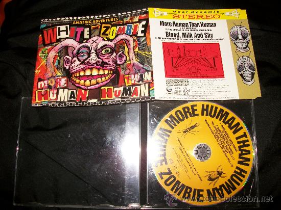 CDs de m&uacute;sica: CD SINGLE WHITE ZOMBIE - MORE HUMAN THAN HUMAN - 3 CANCIONES - Foto 1