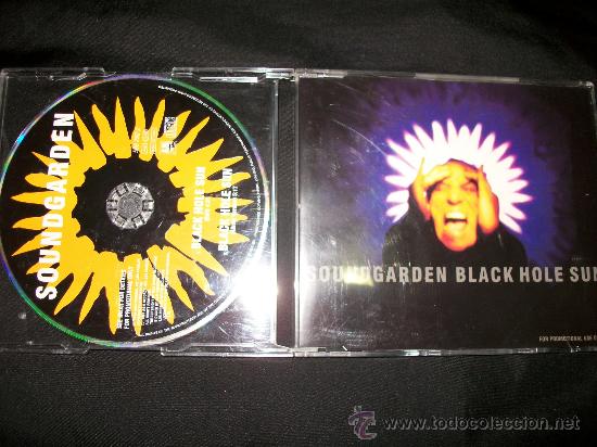 CDs de m&uacute;sica: CD SINGLE SOUNDGARDEN - BLACK HOLE SUN - 2 VERSIONES - Foto 1