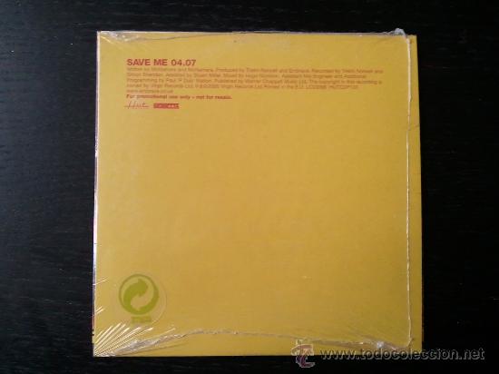 CDs de m&uacute;sica: EMBRACE - SAVE ME - CD SINGLE - PROMO - HUT - 2000 - Foto 2