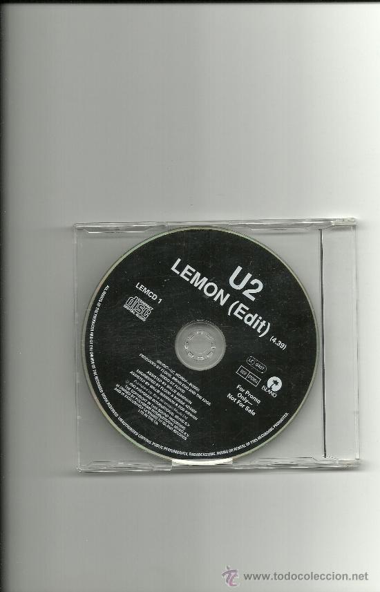 CDs de m&uacute;sica: U2. Lemon (cd single promo 1993 ) - Foto 2