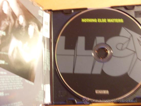 CDs de m&uacute;sica: METALLICA ( NOTHING ELSE MATTERS) CD 4 TRACKS (CDIB3) - Foto 2