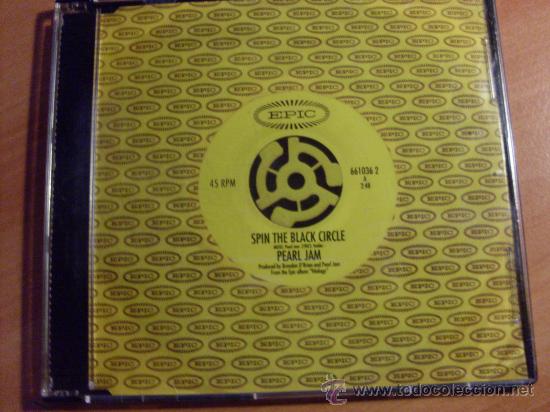 CDs de m&uacute;sica: PEARL JAM ( SPIN THE BLACK CIRCLE ) CD SINGLE 2 TRACKS ( CDIB3) - Foto 1