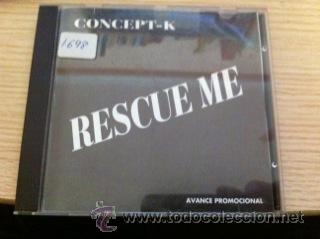 CDs de m&uacute;sica: CONCEPT-K - RESCUE ME ( CD SINGLE ) - Foto 1