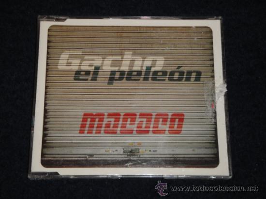 CDs de m&uacute;sica: Macaco Cd single Gacho el pele&oacute;n (4 versiones) 1999 - Foto 1