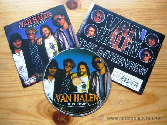 CDs de m&uacute;sica: Van Halen - The Interview - CD Baktabak 1995 (Picture CD) BPY - Foto 1