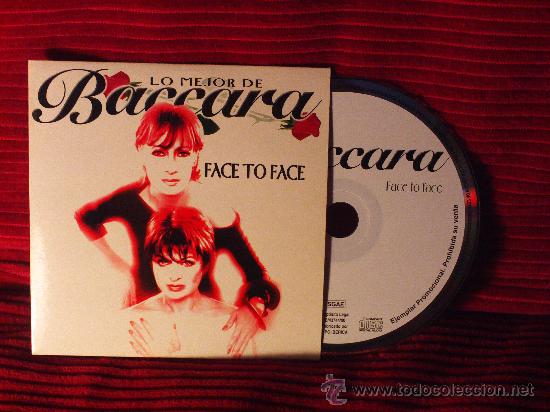 CDs de m&uacute;sica: Single Baccara Face to Face promo - Foto 1
