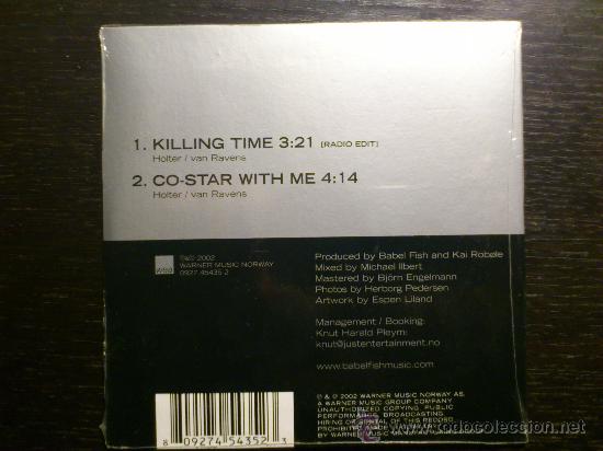 CDs de m&uacute;sica: BABEL FISH - KILLING TIME - CD SINGLE - PROMO - 2 TRACKS - WARNER - 2002 - Foto 2