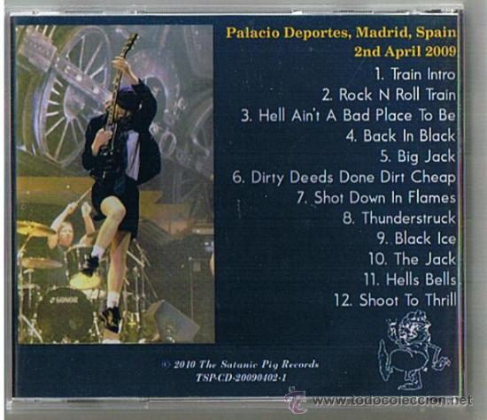 CDs de m&uacute;sica: AC / DC - SHOT DOWN IN MADRID 2009 - Foto 2